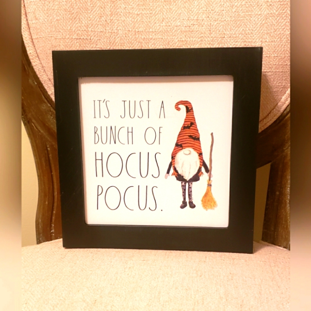 Rae Dunn - Hocus Pocus Halloween sign 🐈‍⬛